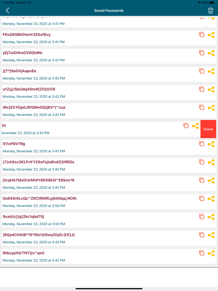 Strong Password Generator App