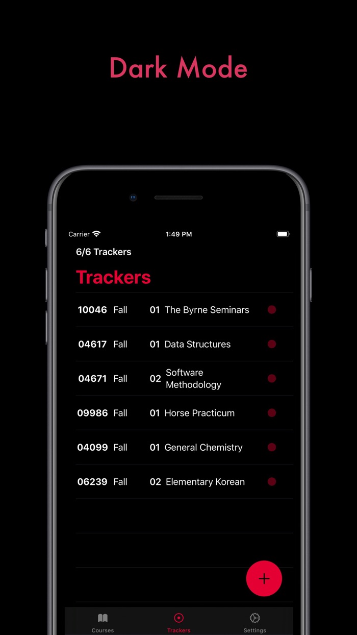 trackRU - Course Tracker