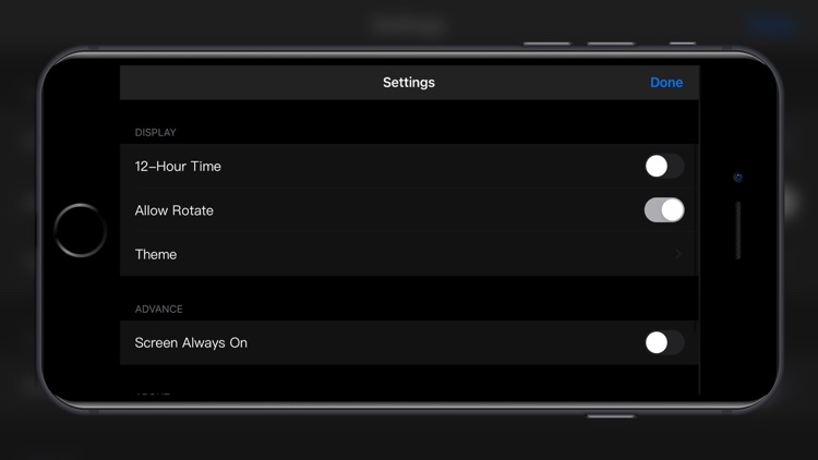 Retro Flip Clock - zen clock screenshot-3