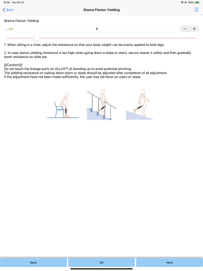 ALLUX2 Adjustment app