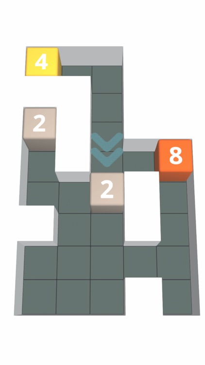 2048 Puzzle Slide: 3D Cube