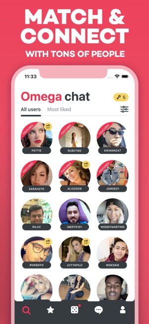 Chat omega website Live random