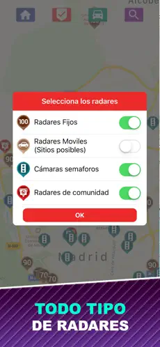Captura de Pantalla 4 Radares Fijos y Móviles iphone