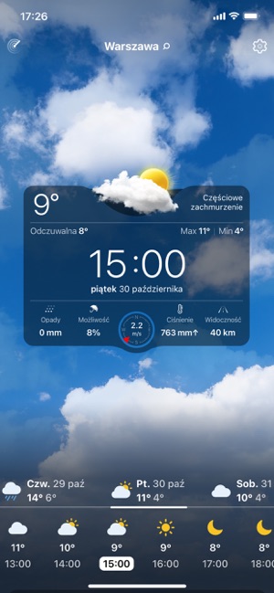 Aplikacja Pogoda Na Zywo Prognoza W App Store