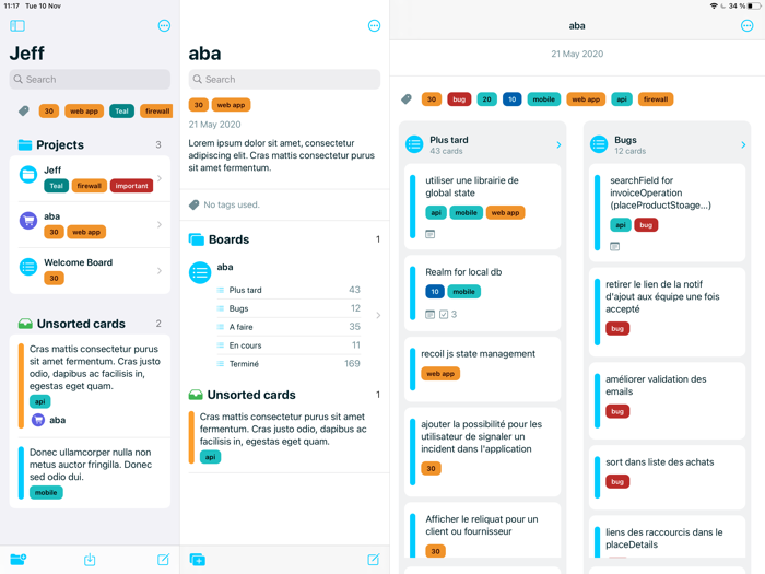 Jeff - To-do list and projects