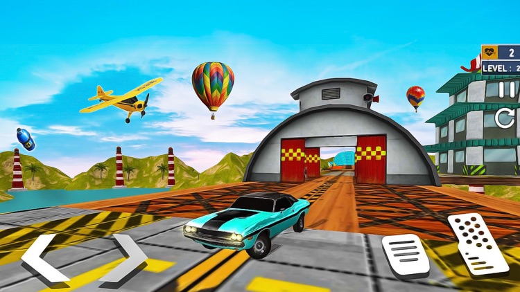 mega ramp car racing game