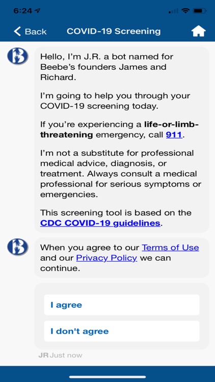 Beebe COVID-19 Screening Tool screenshot-4