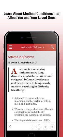 MSD Manual Consumer app screenshot