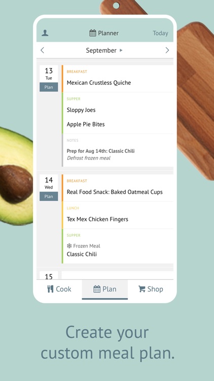 Plan to Eat - Meal Planner