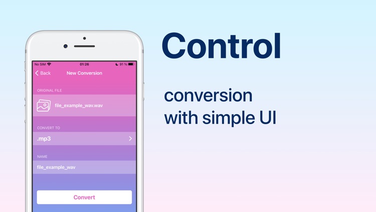 Audio Converter: convert mp3