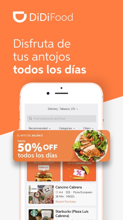DiDi Food: Comida a domicilio