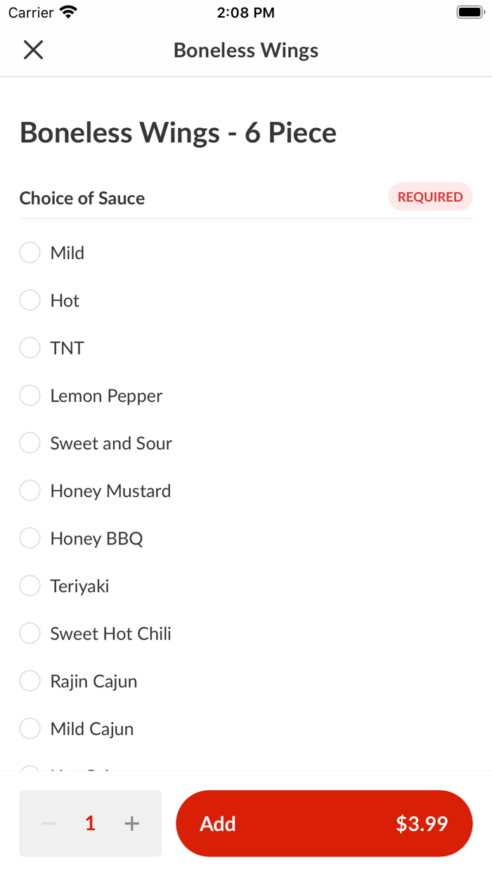 Blazers Hot Wings Lexington