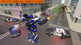 Game screenshot City Police Aircraft Robot War mod apk