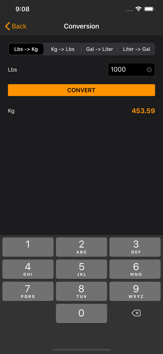 Airro Aviation Fuel Calculator