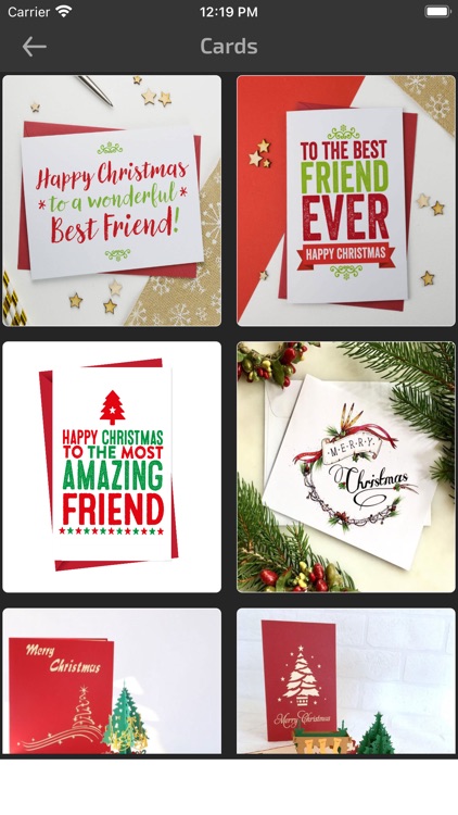 Christmas Wishes Card Greeting