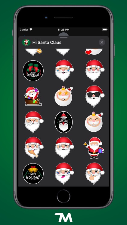 Hi Santa Claus Stickers