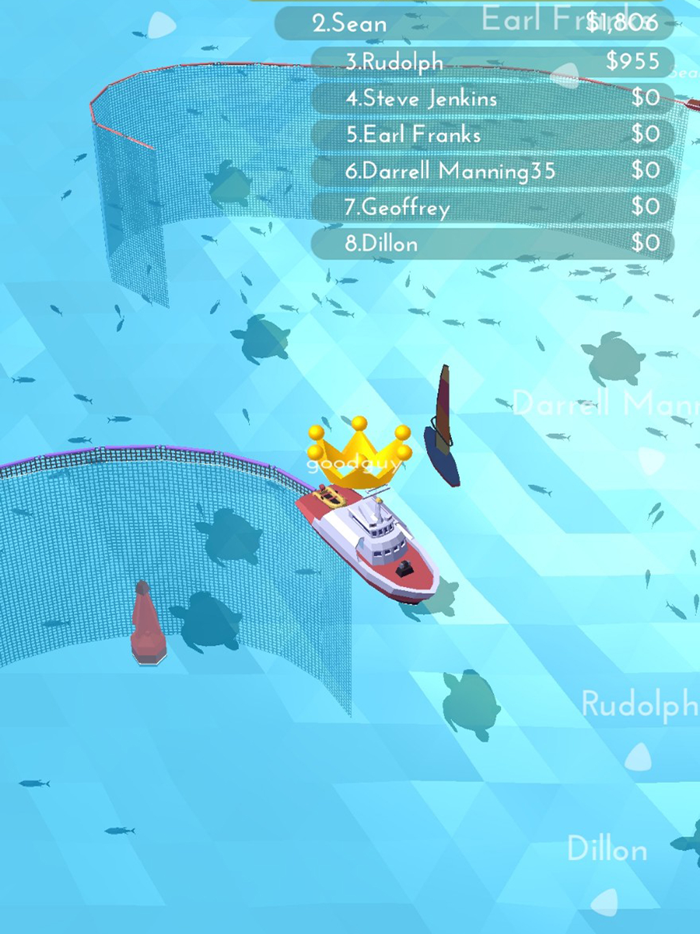 Fishingnet 3D Battle io game