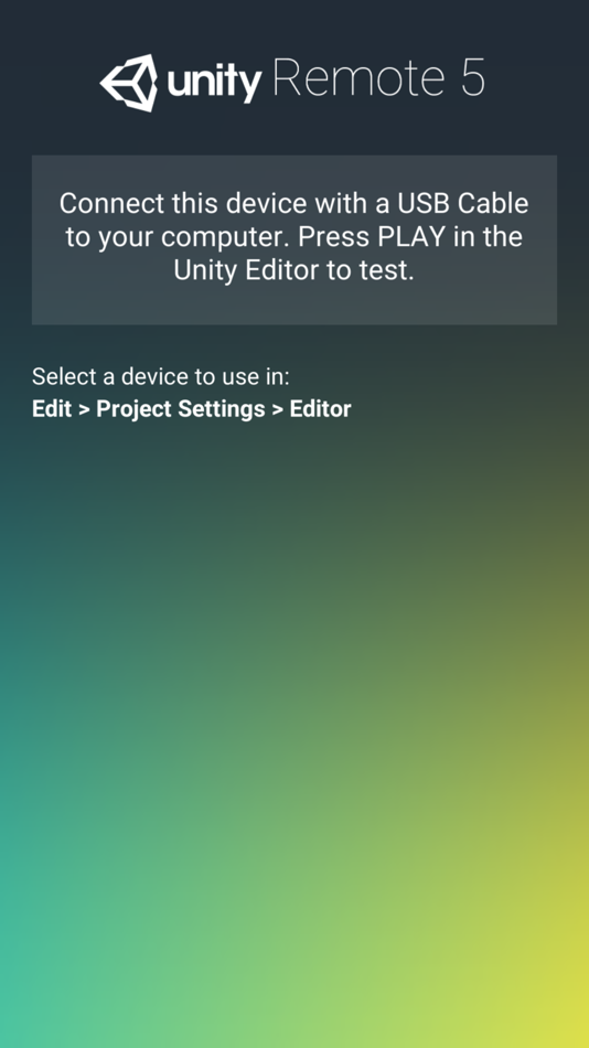 Не работает unity remote ios