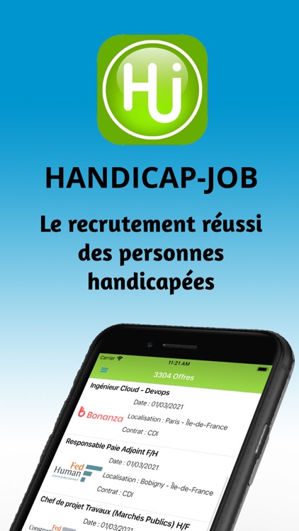 Handicap-Job: offres d'emploi