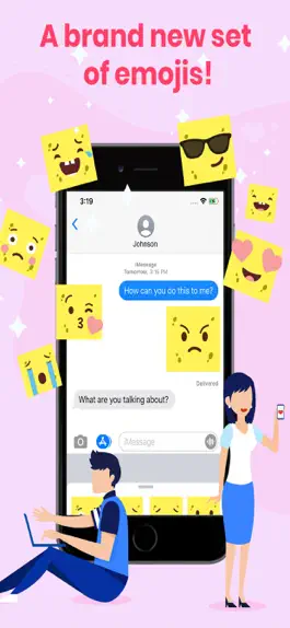 Game screenshot Emojis For iMessage & WhatsApp hack