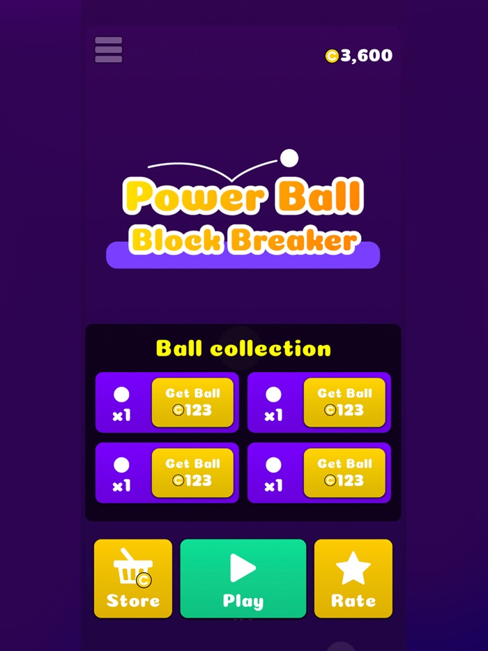 Power Ball  Block Breaker