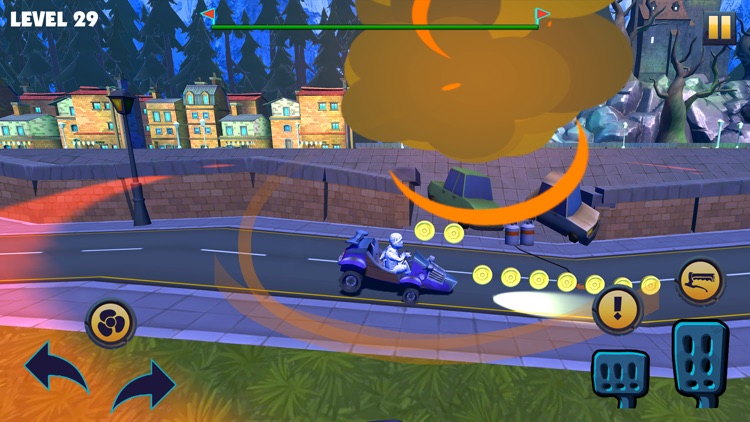 Street Monster Kart Race Rush screenshot-5