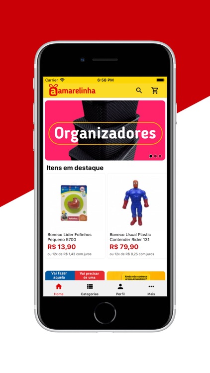 Amarelinha: Compras Online