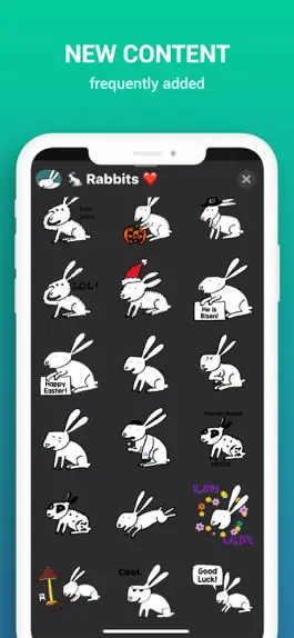 Game screenshot Happy Rabbits Stickers hack