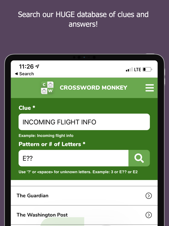 Crossword Monkey Solver screenshot 3