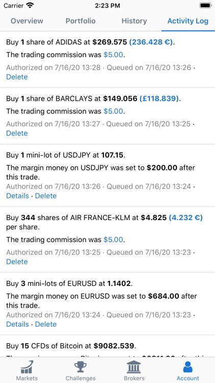 Virtual Trading Simulator screenshot-7