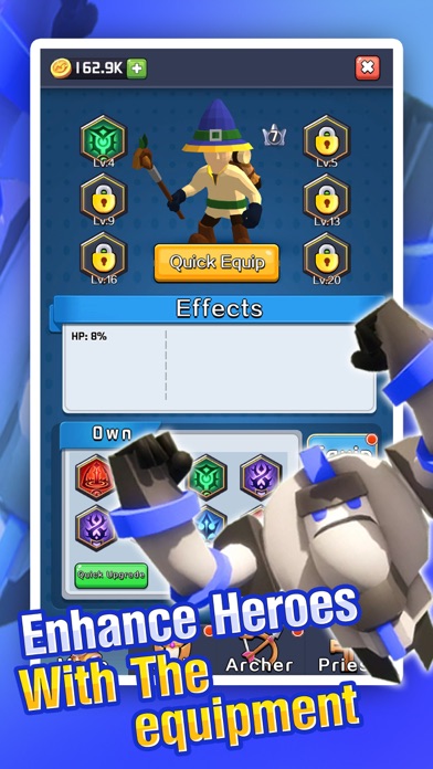 Super Heroes TD: Endless War Hack screenshot 4 - game app interface