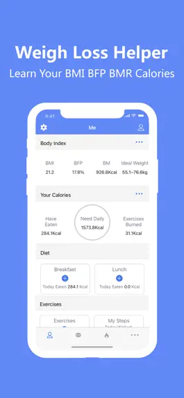 Game screenshot Weight Loss:Calorie Counter mod apk