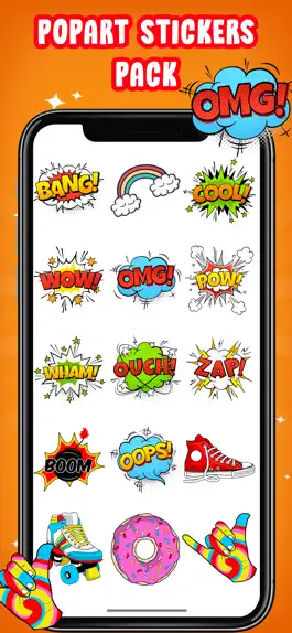 Game screenshot Pop Art Stickers Pack apk