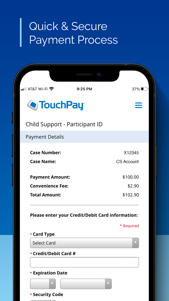 TouchPay Child Support