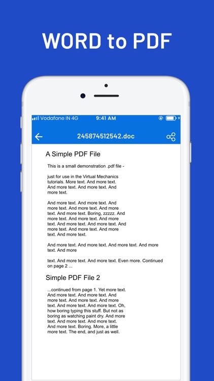 Word To PDF Converter & Reader screenshot-3