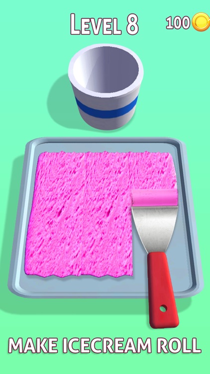 Ice Cream Rolls 3D Food Stall screenshot-3