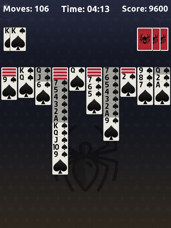 Spider Solitaire -> Card Game screenshot 6