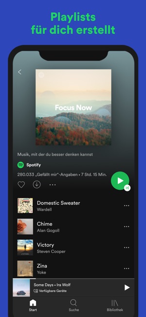 Spotify Musik Und Playlists Im App Store