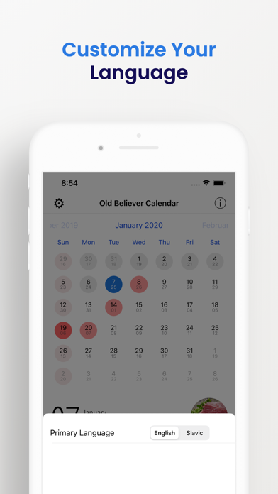 Old Believer Orthodox Calendar screenshot 3
