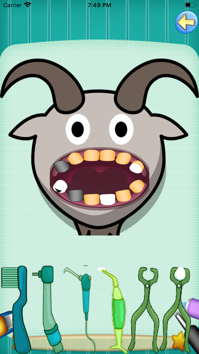 لعبة طبيب الاسنان