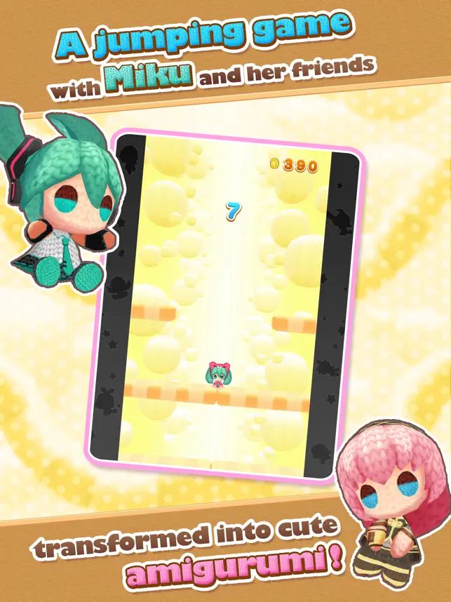 Captura de Pantalla 3 Hatsune Miku Amiguru Jump iphone
