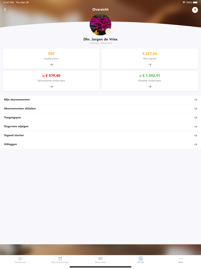 Fitness Paradise Member App