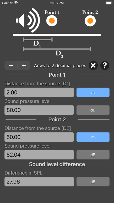Distance Attenuation Calc screenshot 4