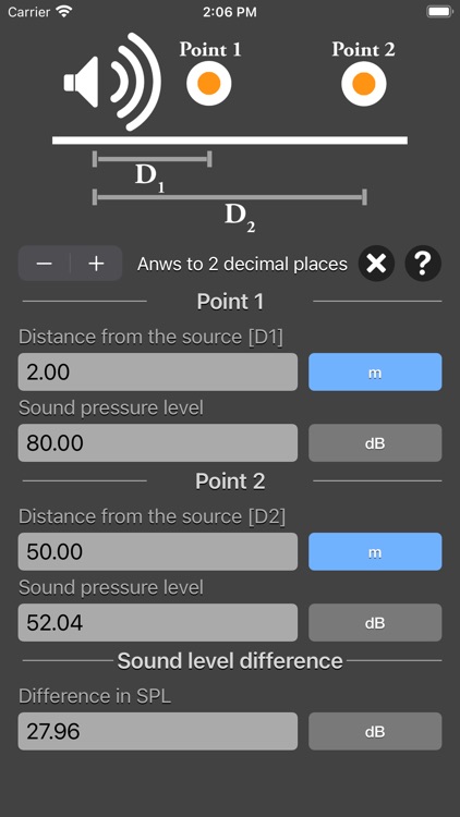 Distance Attenuation Calc screenshot-3