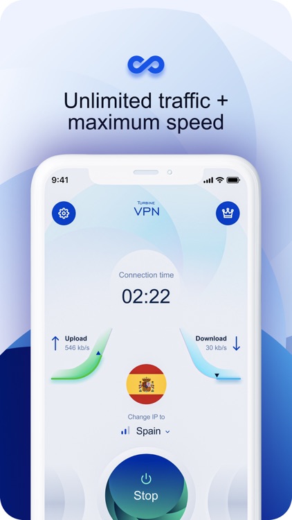 Turbine VPN Fast connection screenshot-3