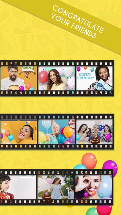 Birthday Gifs - Video Editor