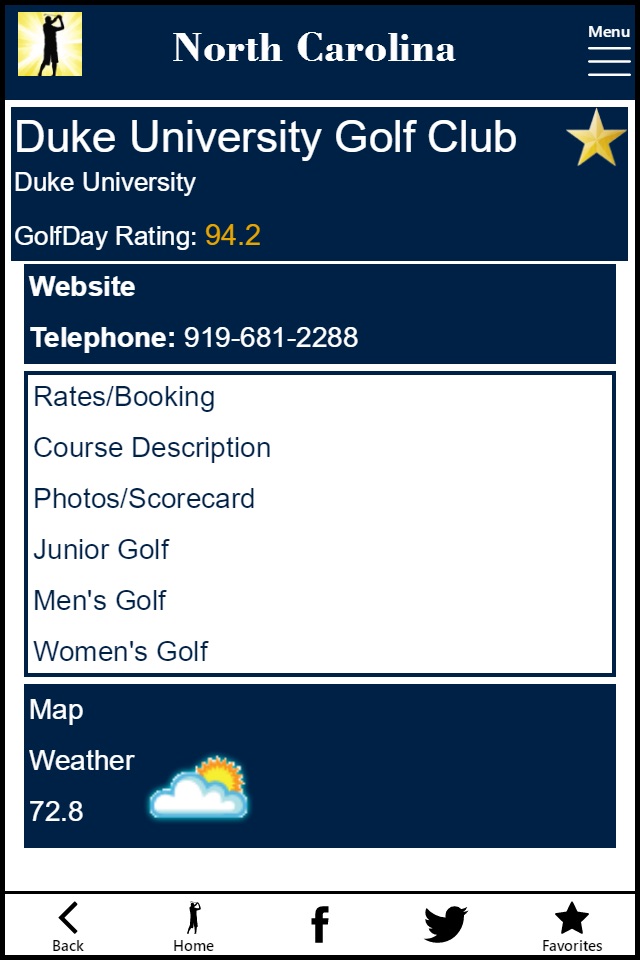 GolfDay North Carolina screenshot 4