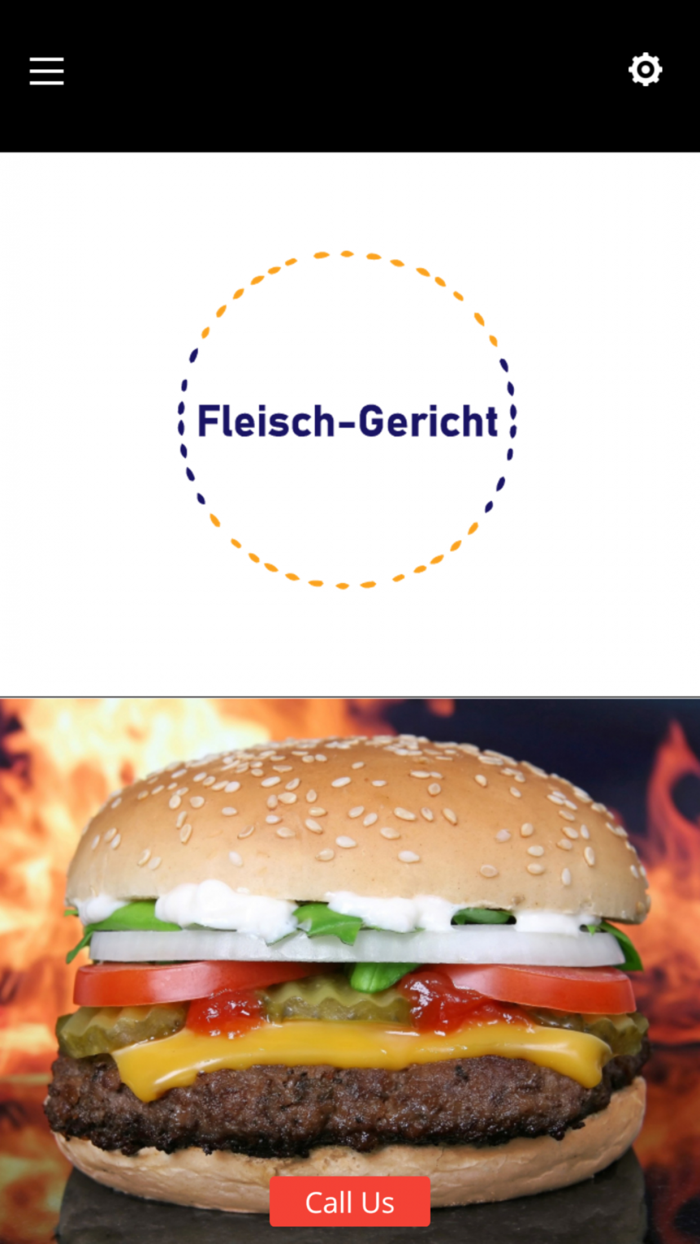 Fleisch-Gericht