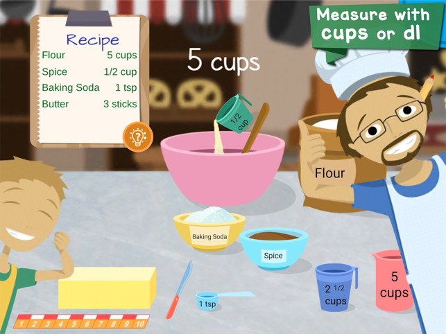 ‎Math Bakery First Grade Screenshot