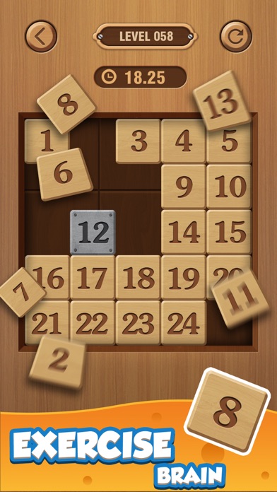 Number Puzzle: Wood Color Cube screenshot 3